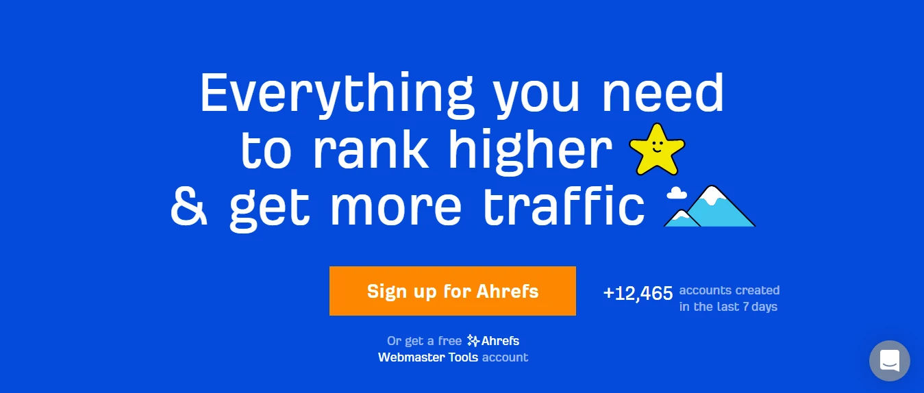 Ahrefs Website