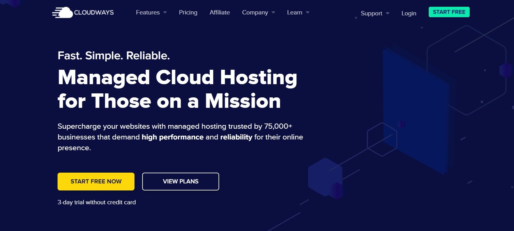 Cloudways cloud hosting platform