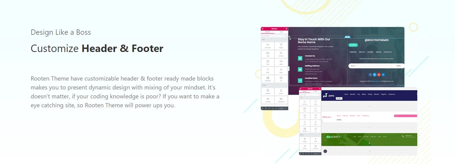 Element Pack Pro Header and Footer