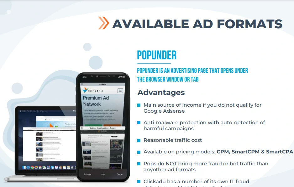 Clickadu Ad Network Review & Features - (June 2023)