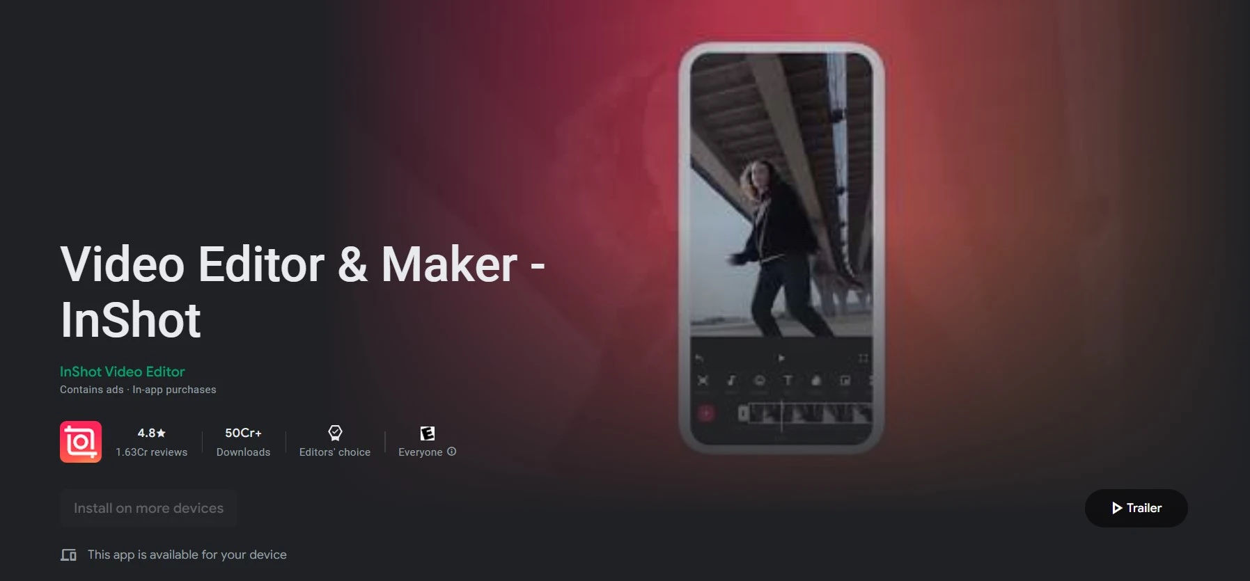 Inshot video creation app