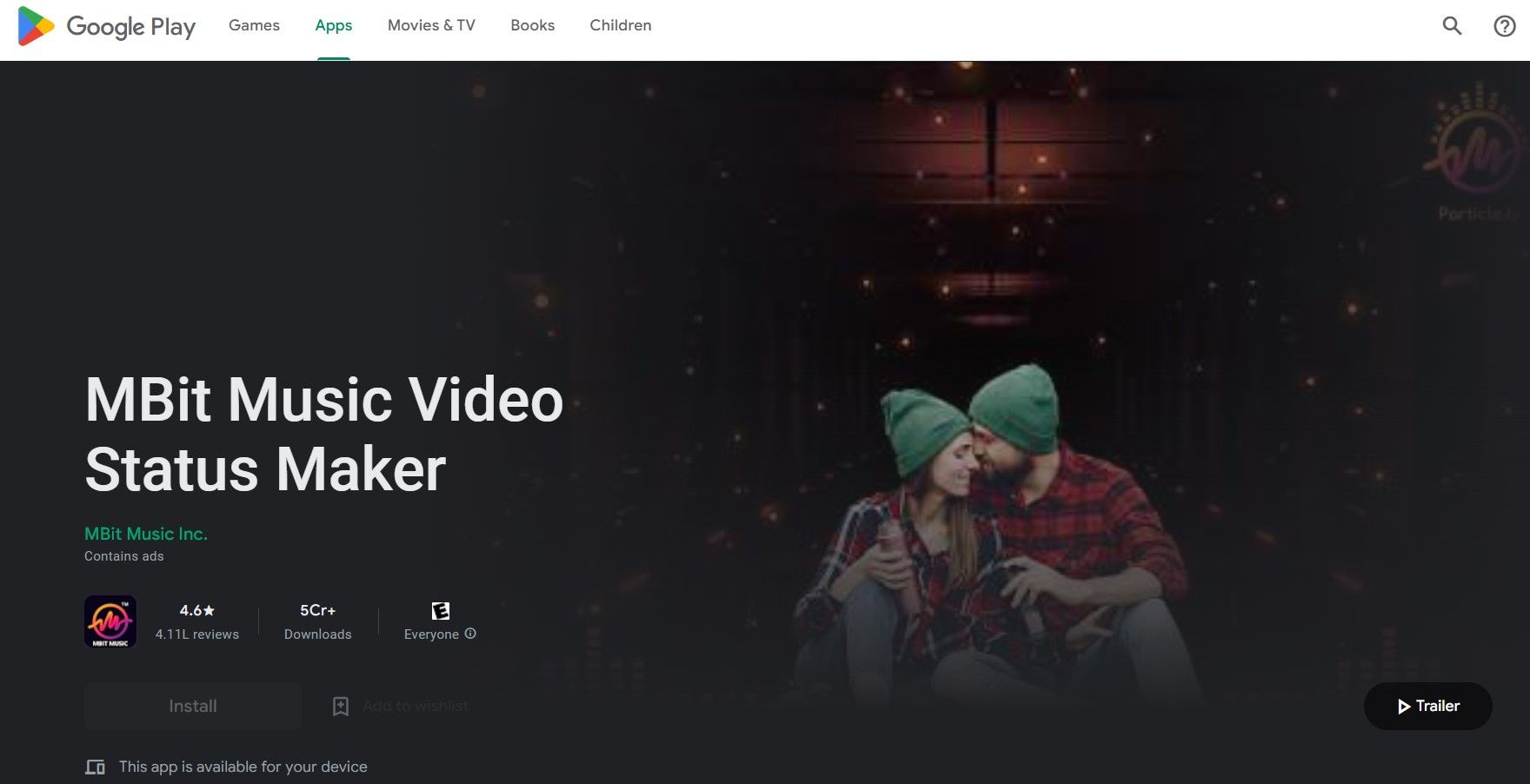 Mbit  music particle.ly video status maker and editor