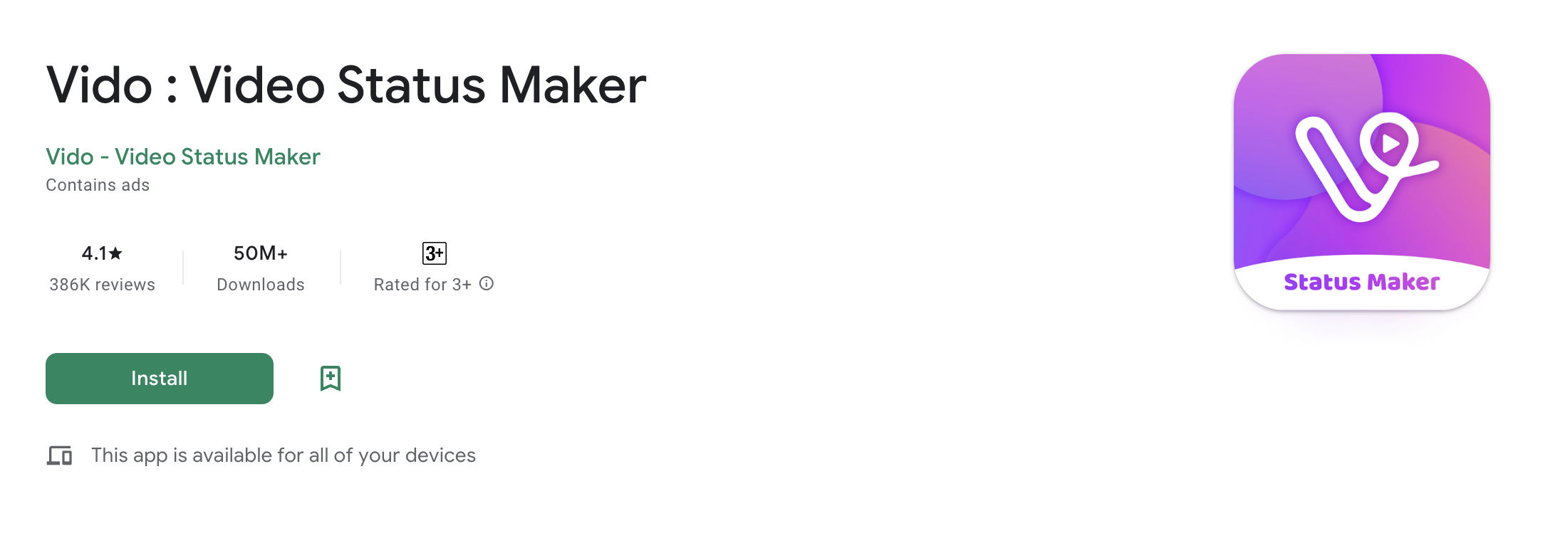 Vido VIdeo Status Maker
