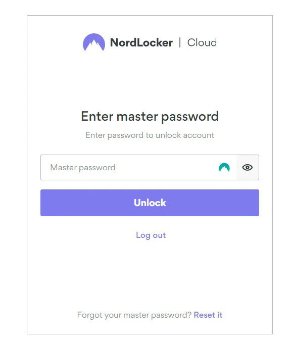 Nordlocker Login Security