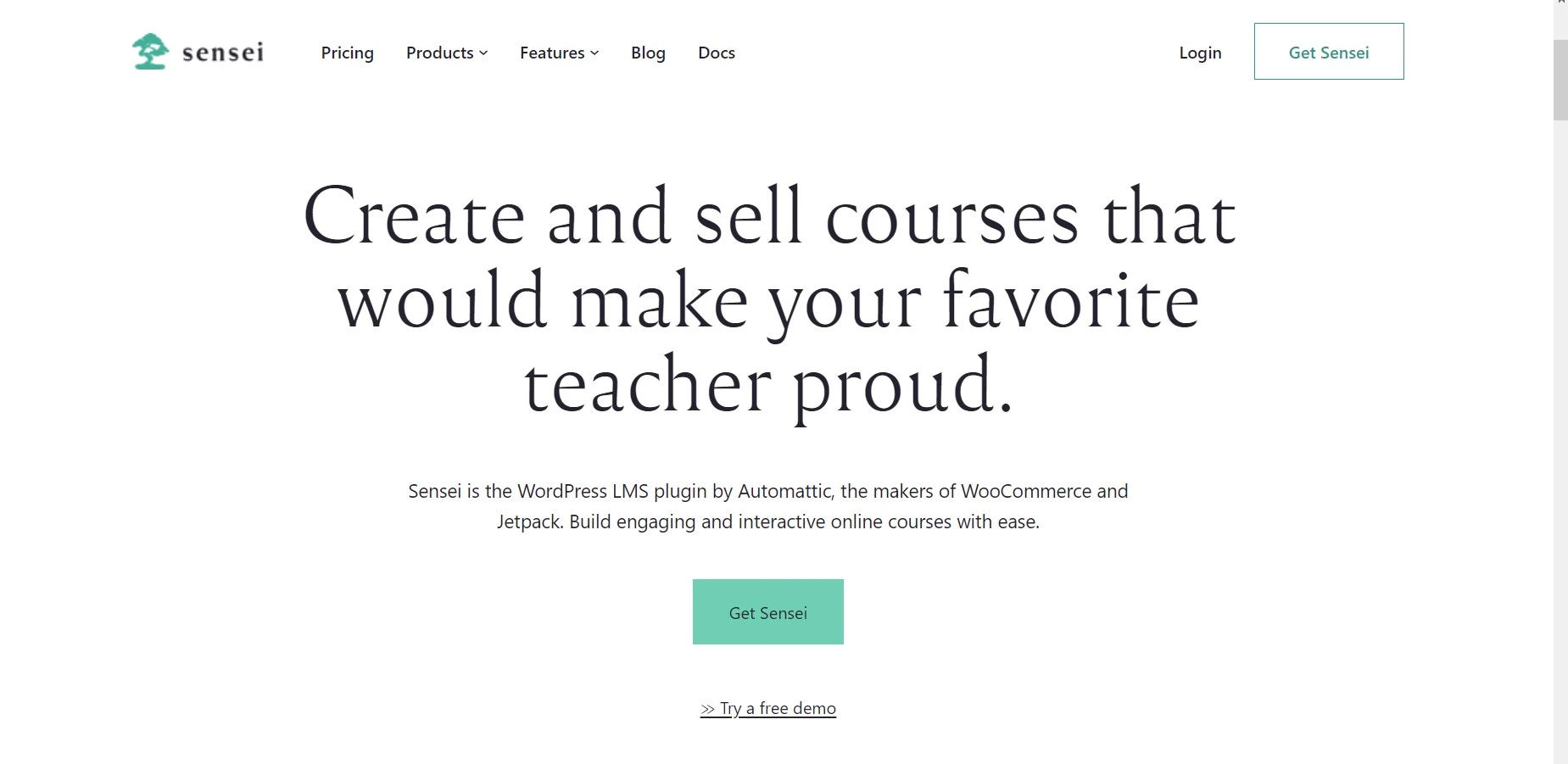 Sensei lms wordpress plugin