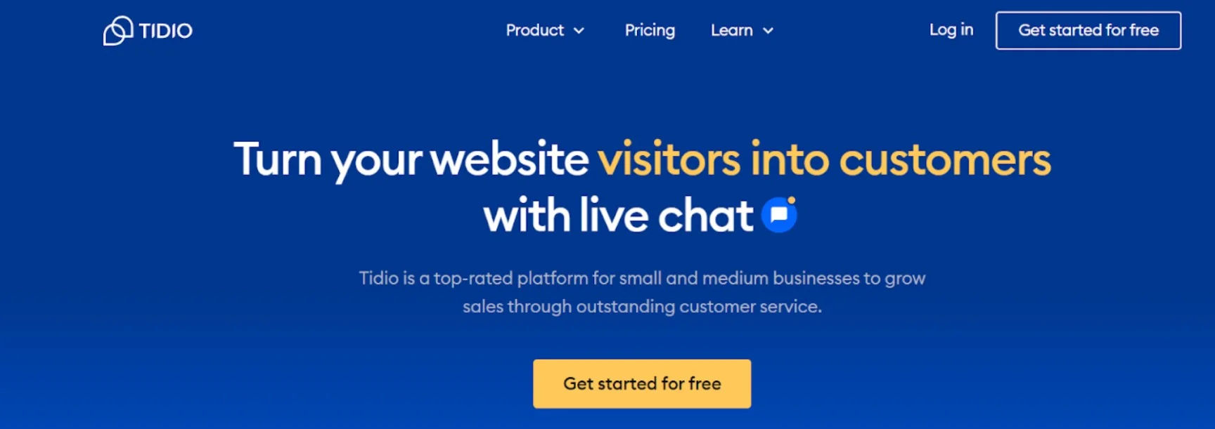 Tidio Live Chat Tool