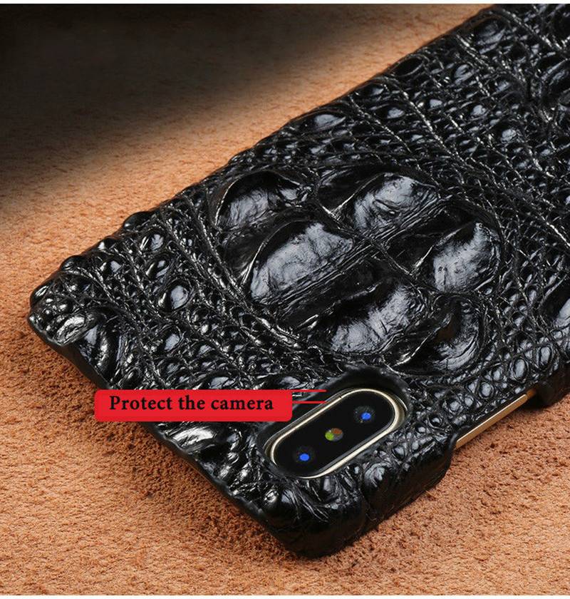 Genuine Alligator Crocodile iPhone XS Max Case