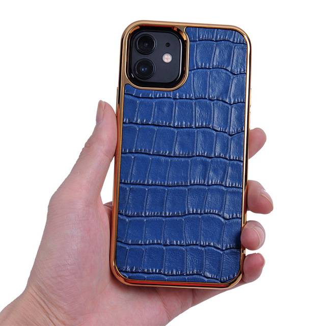 Crocodile Leather iPhone 12 Pro Max Case