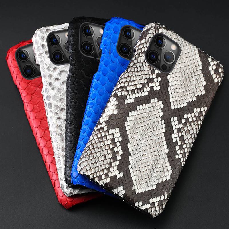 Genuine Natural Python iPhone 12 Pro Max Case