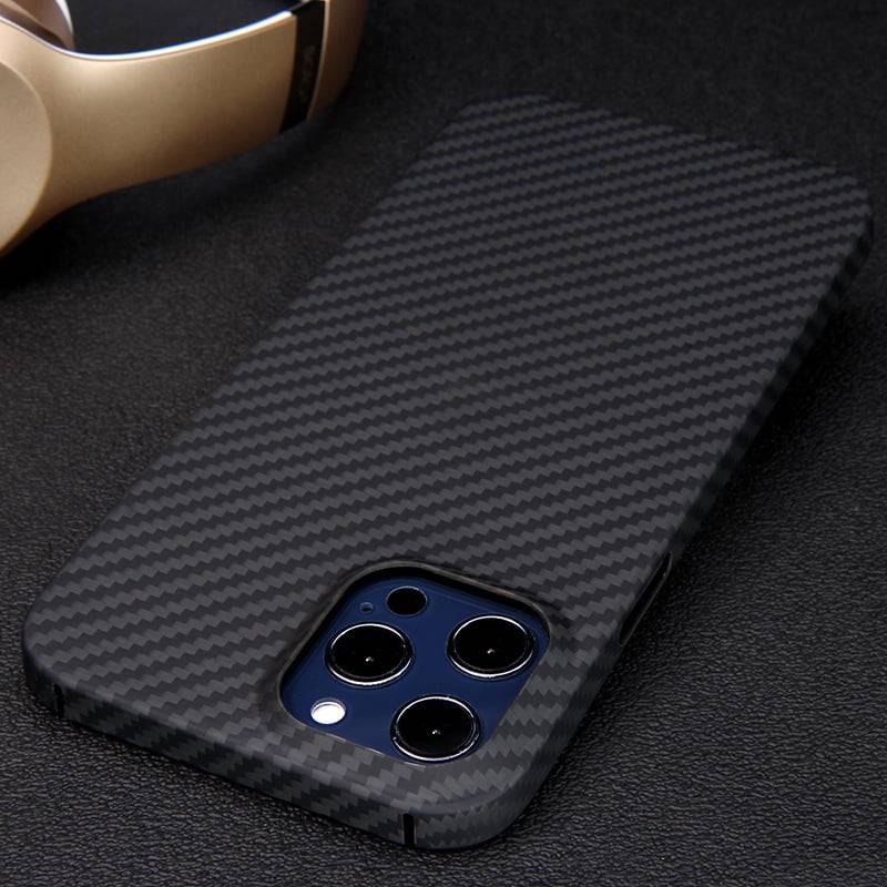 Carbon Fiber iPhone 13 Pro Max Case - Aramid