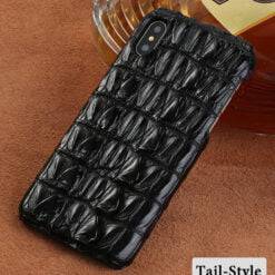 Real Crocodile Leather iPhone Case – Tail Skin