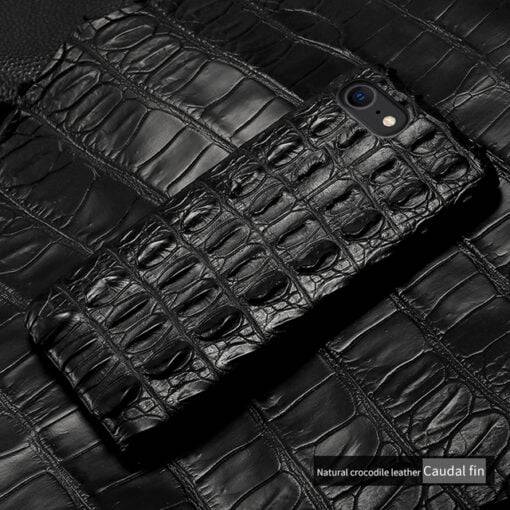 Real Crocodile Leather iPhone Case – Tail Skin