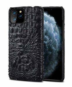 Real Croc Leather iPhone Case Skull Hornback Skin
