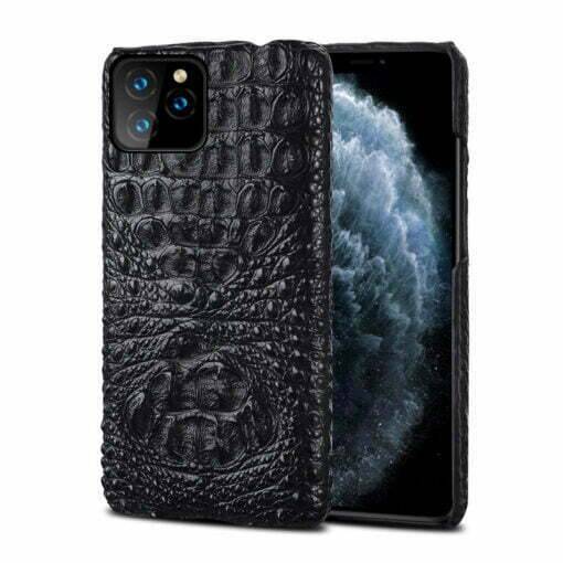 Real Croc Leather iPhone Case Skull Hornback Skin