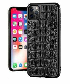 Real Crocodile Skin Case for iPhone 12 11 Pro Max XS 7 8 Plus – Backbone Hornback