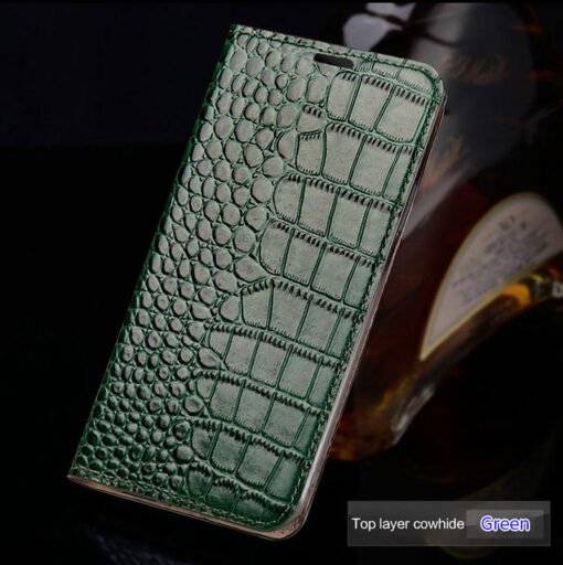 Genuine Cowhide Leather Flip Case For iPhone 16 Pro Max Card Slot Holder Cover - Image 4
