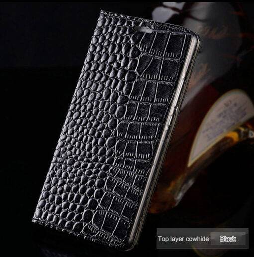 Genuine Cowhide Leather Flip Case For iPhone 16 Pro Max Card Slot Holder Cover - Image 5