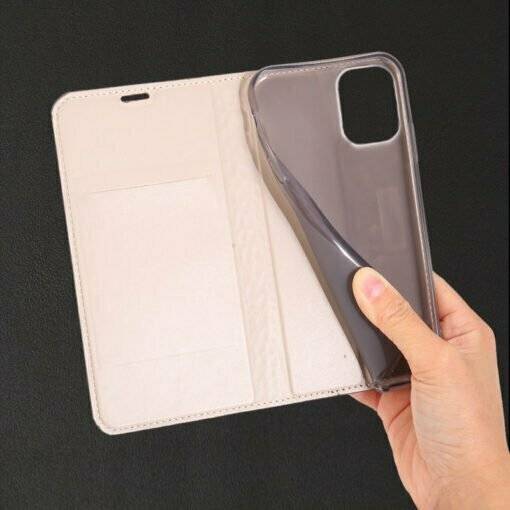 Genuine Cowhide Leather Flip Case For iPhone 16 Pro Max Card Slot Holder Cover - Image 9
