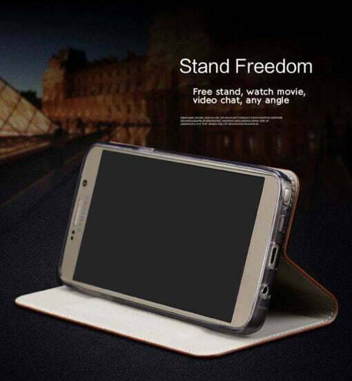 Genuine Cowhide Leather Flip Case For iPhone 16 Pro Max Card Slot Holder Cover - Image 11