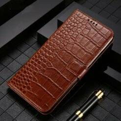 Genuine Leather Wallet Case For iPhone 12 Mini 11 Pro Max