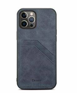 Ultra-Slim PU Leather Card Holder iPhone Case