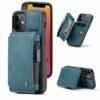 Leather Magnetic Wallet iPhone Case - Card Holder Cover