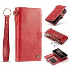 Retro Magnetic Detachable Leather iPhone Case
