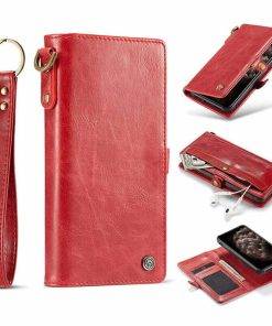 Retro Magnetic Detachable Leather iPhone Case