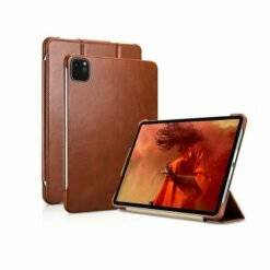 iCARER Genuine Leather Stand Flip Case for iPad Pro 11" 12.9 inch