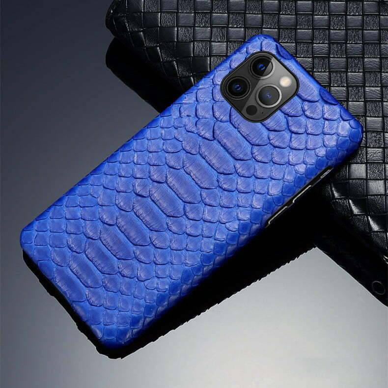 Classic Necklace Case for iPhone 15 Pro in Genuine Python