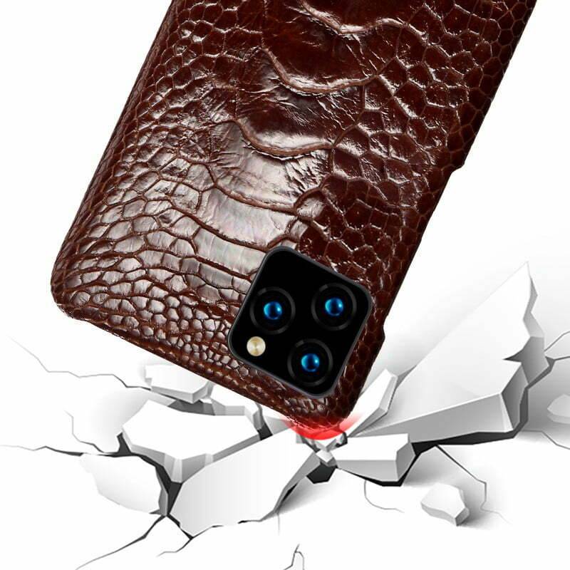 Ostrich Leather iPhone 15 Pro and Pro Max Cases Ostrich -  Norway