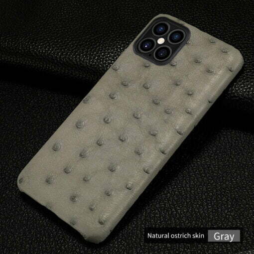 Grey Ostrich iPhone Case