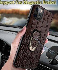 Kickstand Magnetic Ring Holder Case For iPhone 15 Pro Max