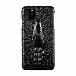 Embossed Crocodile Genuine Leather iPhone Case