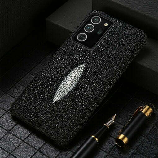 Real Stingray Skin Leather Samsung Case