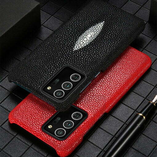 Real Stingray Skin Leather Samsung Case