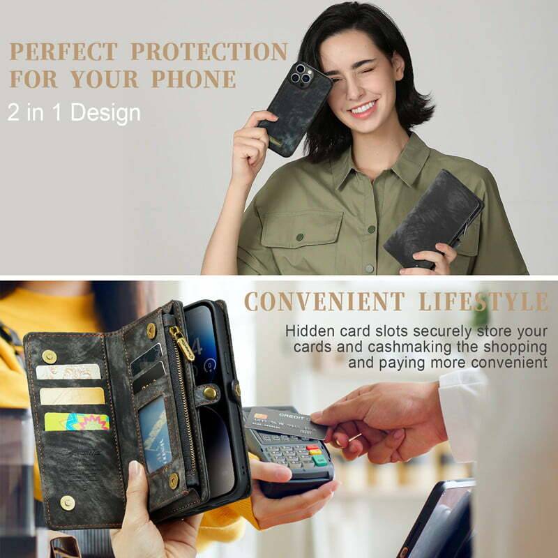 Cardholder Case for iPhone 13 Pro Max in Genuine Python