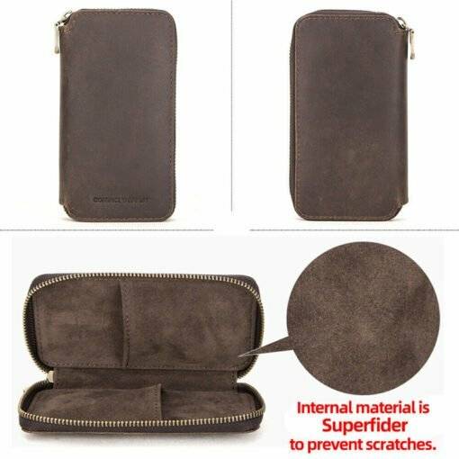 Zipper Travel Watch Display Storage Box Case - Image 2