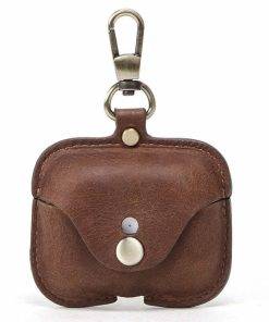 Vintage Cowhide Leather Case For AirPods Pro 3