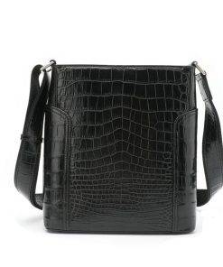 Genuine Crocodile Leather Men's Shoulder Bag