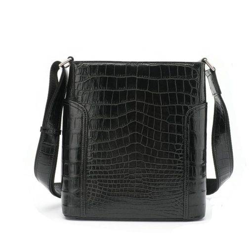 Genuine Crocodile Leather Men's Shoulder Bag