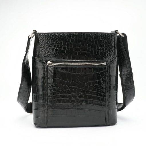 Genuine Crocodile Leather Men's Shoulder Bag - Image 2