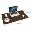 Genuine Leather Extended Desk Pad Mouse Mat 35“
