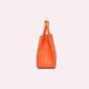 Orange Ostrich Handbag