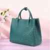 Green Ostrich Handbag