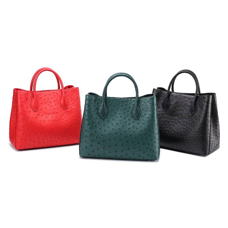 keximayuanyuan Ostrich leather lady handbag Large bag large capacity  imported real ostrich leather lady bag female hand bag