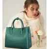 Green Ostrich Handbag