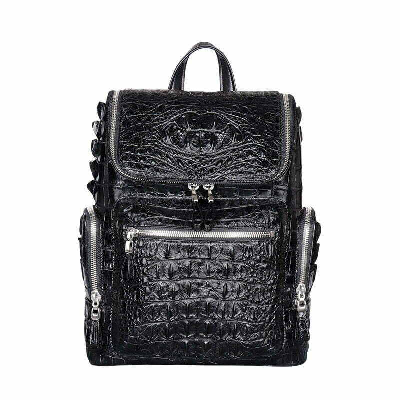 Men's Genuine Crocodile Travel Backpack - Everweek