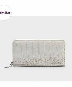 Crocodile Belly Skin Womens Wallet Alligator Purse