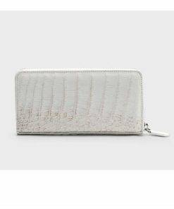 Crocodile Belly Skin Womens Wallet Alligator Purse